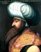 ALLORI  Cristofano Portrait of Bayezid I oil on canvas
